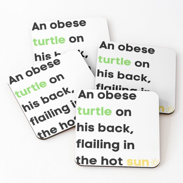 Item preview, An Obese Turtle designed and sold by NicyShopy.