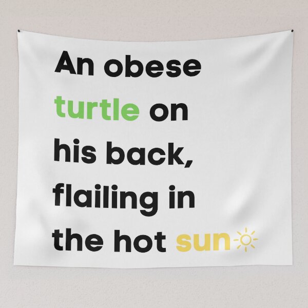 Item preview, An Obese Turtle designed and sold by NicyShopy.
