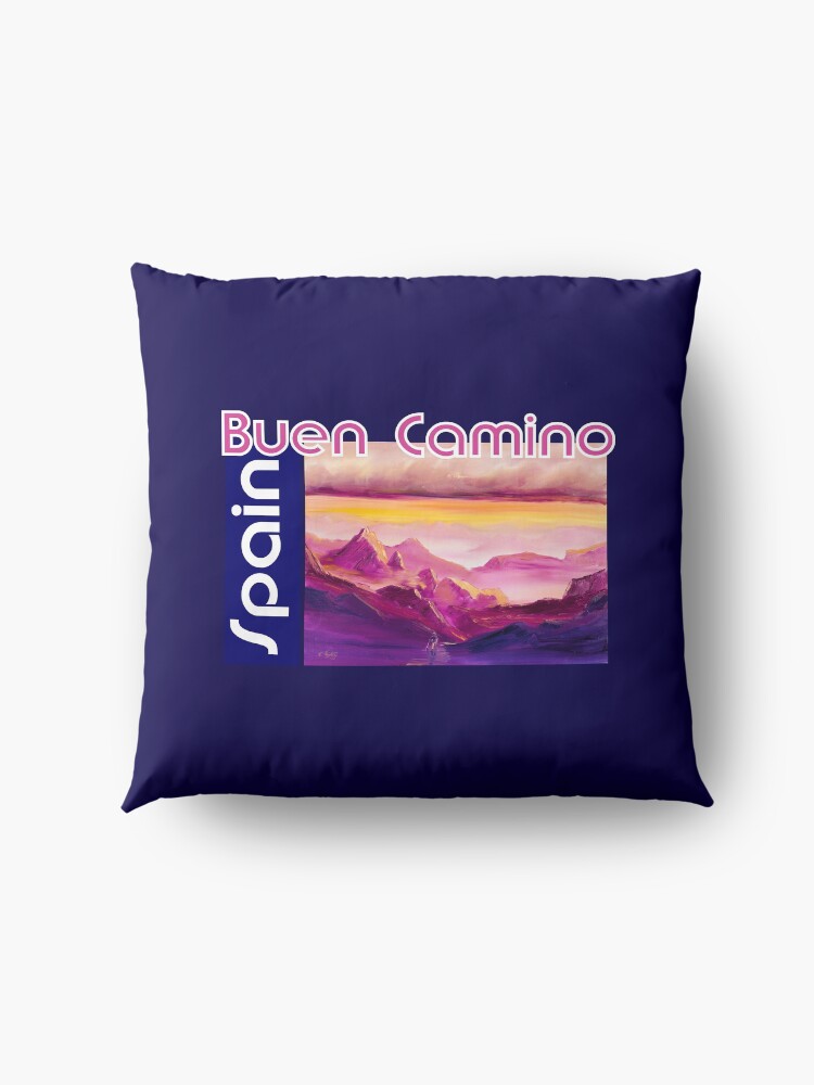 Alternative Ansicht von Jakobsweg Sonnenuntergang Bodenkissen