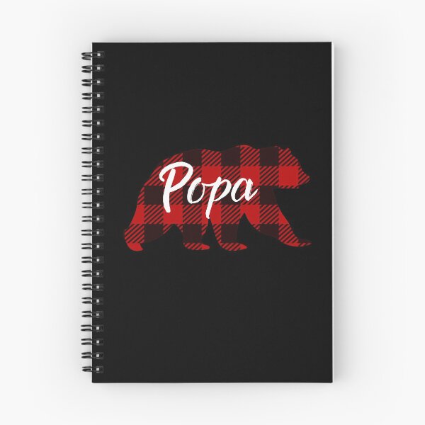 Item preview, Popa Red and Black Plaid Bear designed and sold by RedeemedDesigns.