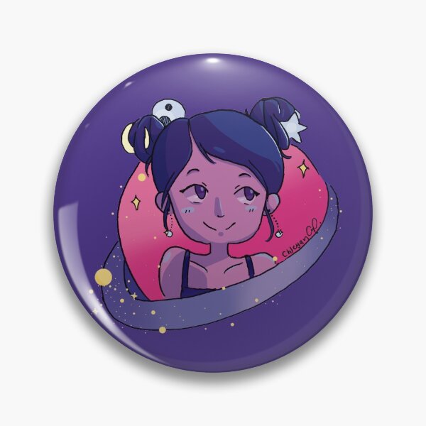 Item preview, Cute Space Buns Girl designed and sold by artofchlcyan.