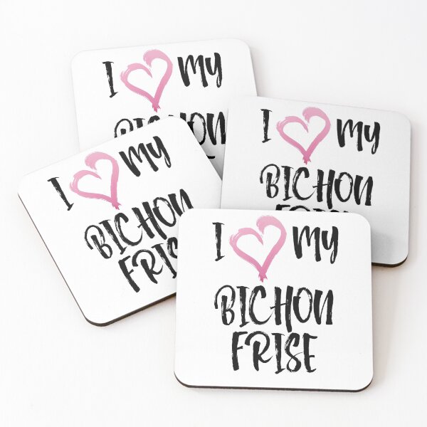 Item preview, I Heart My Bichon Frise! Especially for Bichons Frise Dog Lovers! designed and sold by rs-designs.