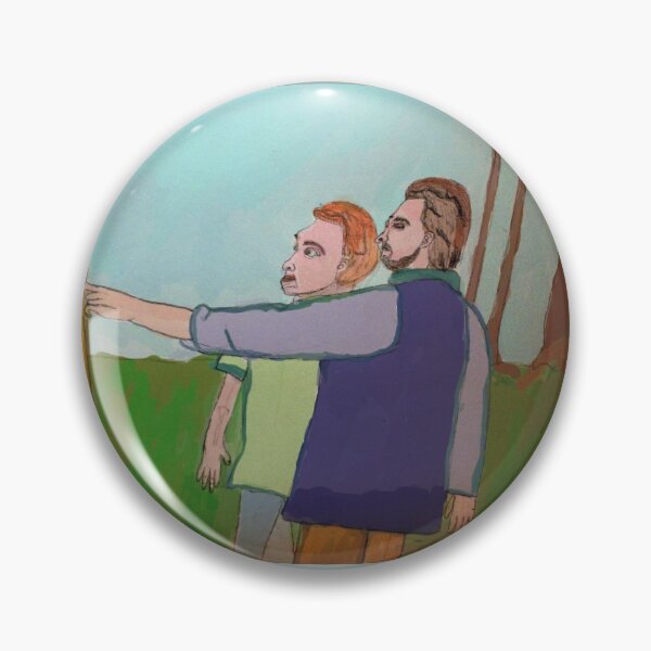 Item preview, Two curious men designed and sold by MartaTerkiewicz.