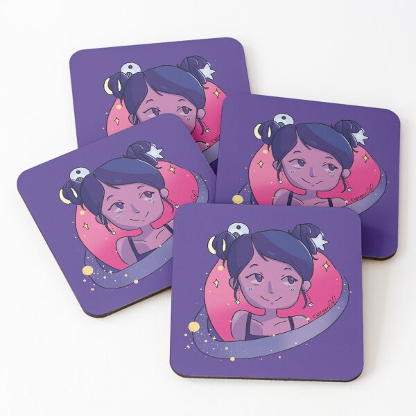 Item preview, Cute Space Buns Girl designed and sold by artofchlcyan.