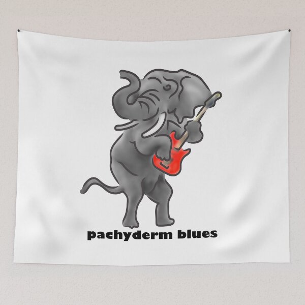 Item preview, Pachyderm blues designed and sold by Xdelacra.
