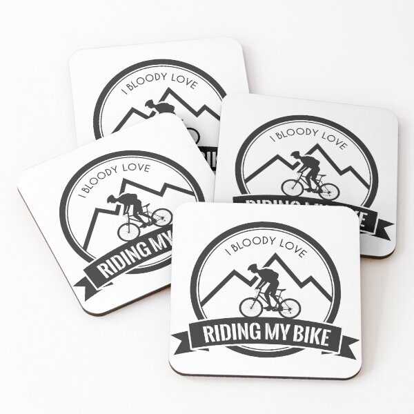 Item preview, I Bloody Love Riding My Bike designed and sold by Stressabite.