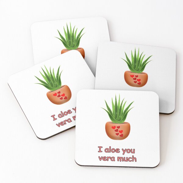 Item preview, I aloe you vera much, birthday, anniversary, valentines day, mothers day designed and sold by avit1.