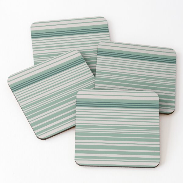 Item preview, Forest Green stripes designed and sold by Meg M Studio.