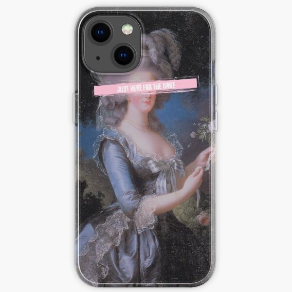 Marie Antoinette | Just here for the cake iPhone Soft Case
