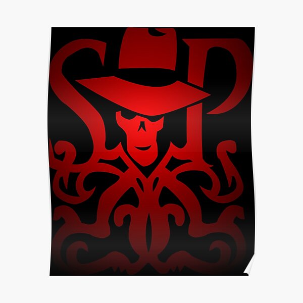 Skulduggery Pleasant - Minimales Muster Poster