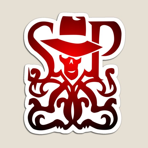 Skulduggery Pleasant - Minimal Pattern Magnet