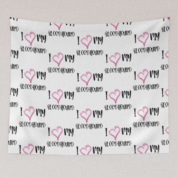 Artikelvorschau, Ich liebe meinen Bluthund! Speziell für Bloodhound Dog Lovers! entworfen und verkauft von rs-designs.