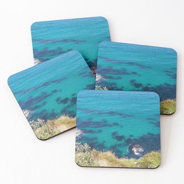 Item preview, Cliff Bay Shallow Reef Photograph – Ocean Deep Blue Green designed and sold by The Green Corner.