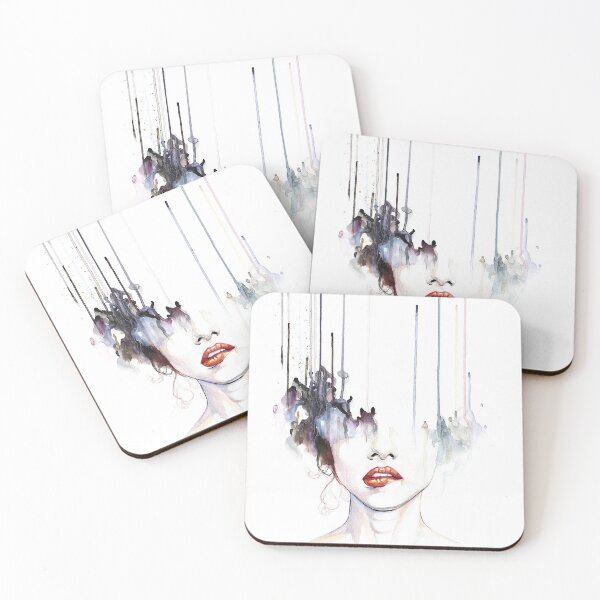 Item preview, Woman half face paint designed and sold by Sticker Store.