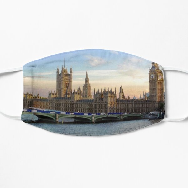 Houses of Parliament Westminster Whitehall Londond England Flat Mask