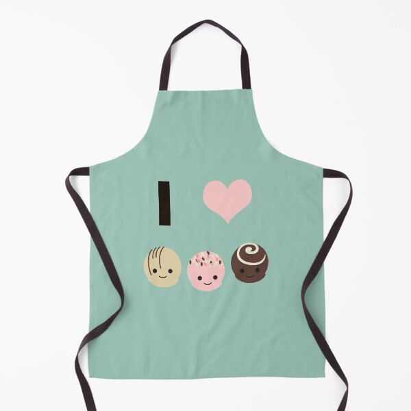 Item preview, Cute Kawaii I  Love Chocolate Truffles designed and sold by Hedgie Designs.