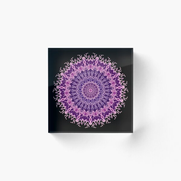 Item preview, Crown Chakra Mandala Motive designed and sold by smashingarb.