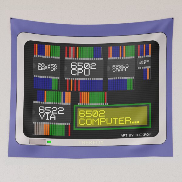 Item preview, 6502 Basics on screen designed and sold by bluesunelight.