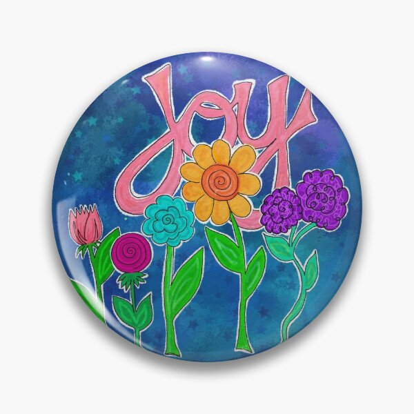 Item preview, JOY Watercolor Flowers  designed and sold by Kristi Duggins.