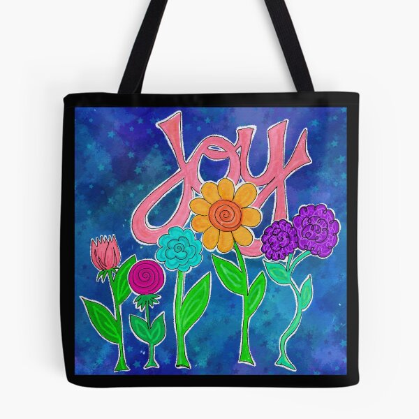 Item preview, JOY Watercolor Flowers  designed and sold by Kristi Duggins.