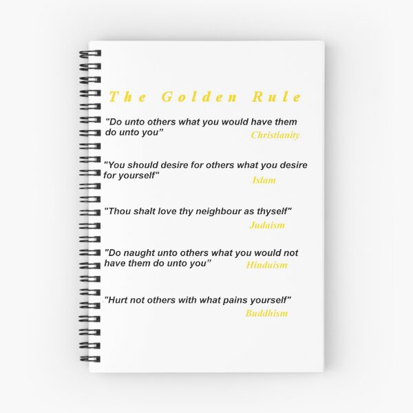 Item preview, The Golden Rule - Christianity, Islam, Judaism, Hinduism, Buddhism designed and sold by UnlockKnowledge.