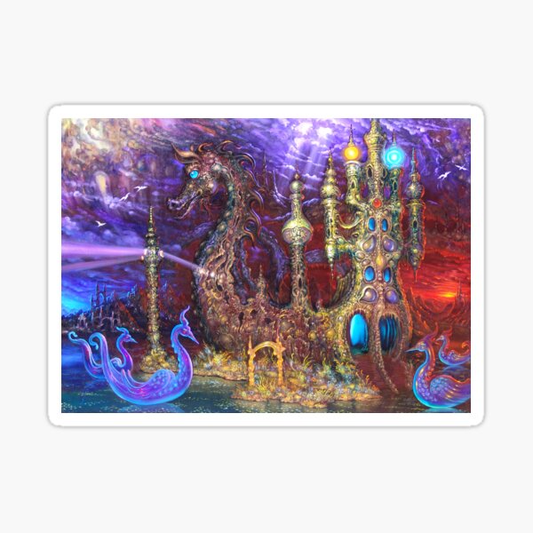 Ritual Cathedral of Stray Barks Sticker