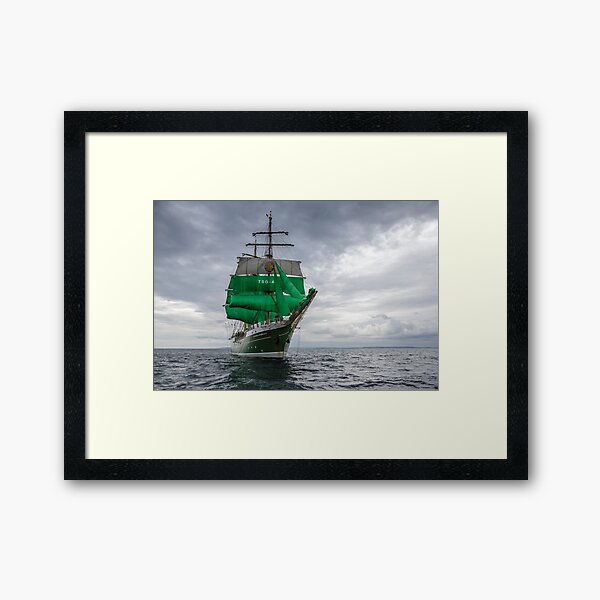 Tallship Alexander von Humboldt Framed Art Print