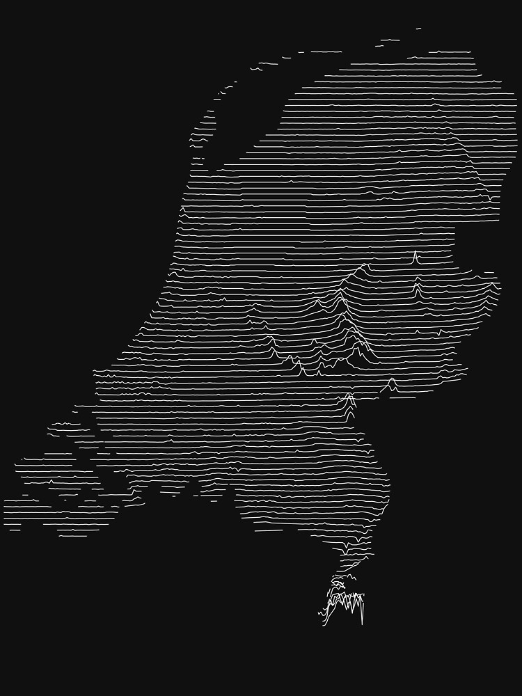 The Netherlands Joy Division Unknown Pleasures Style by jvdkwast