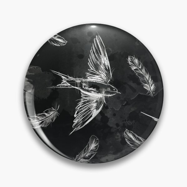 Item preview, Pájaros bosquejados en blanco y negro designed and sold by ScribbledToad.