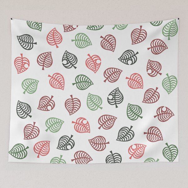 Item preview, Nook Leaf Aloha Logo - Christmas Inspired Green and Red designed and sold by TheMajesticGoat.