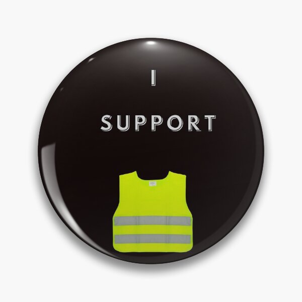 Item preview,  I support yellow vests and gillets jaunes designed and sold by EmmentalinParis.