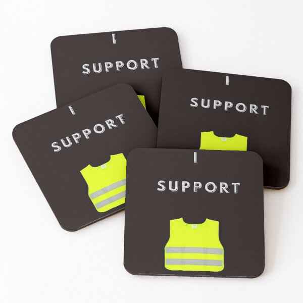 Item preview,  I support yellow vests and gillets jaunes designed and sold by EmmentalinParis.