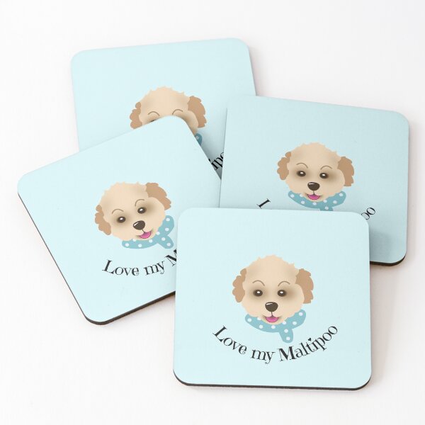 Item preview, Christmas Maltipoo designed and sold by designInk.