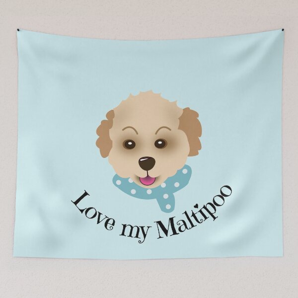 Item preview, Christmas Maltipoo designed and sold by designInk.