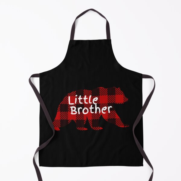 Item preview, Little Brother Red and Black Plaid Bear designed and sold by RedeemedDesigns.