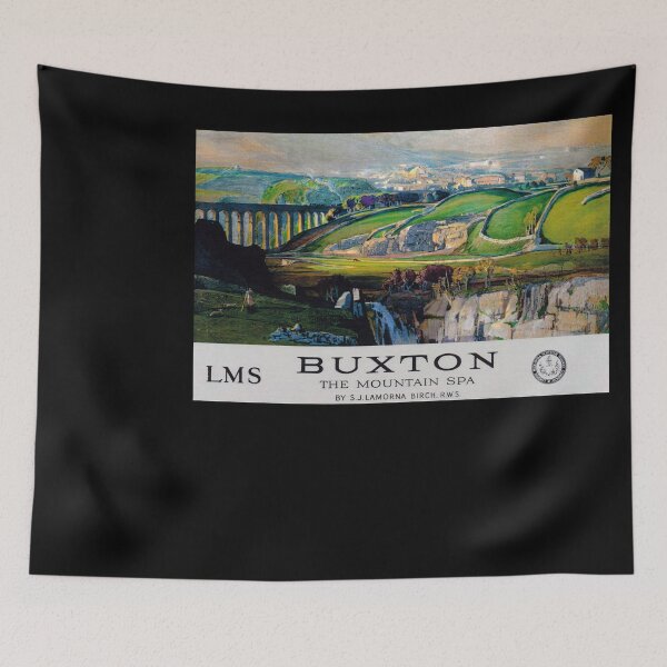 Item preview, retro classic Buxton poster designed and sold by CorasPosters.