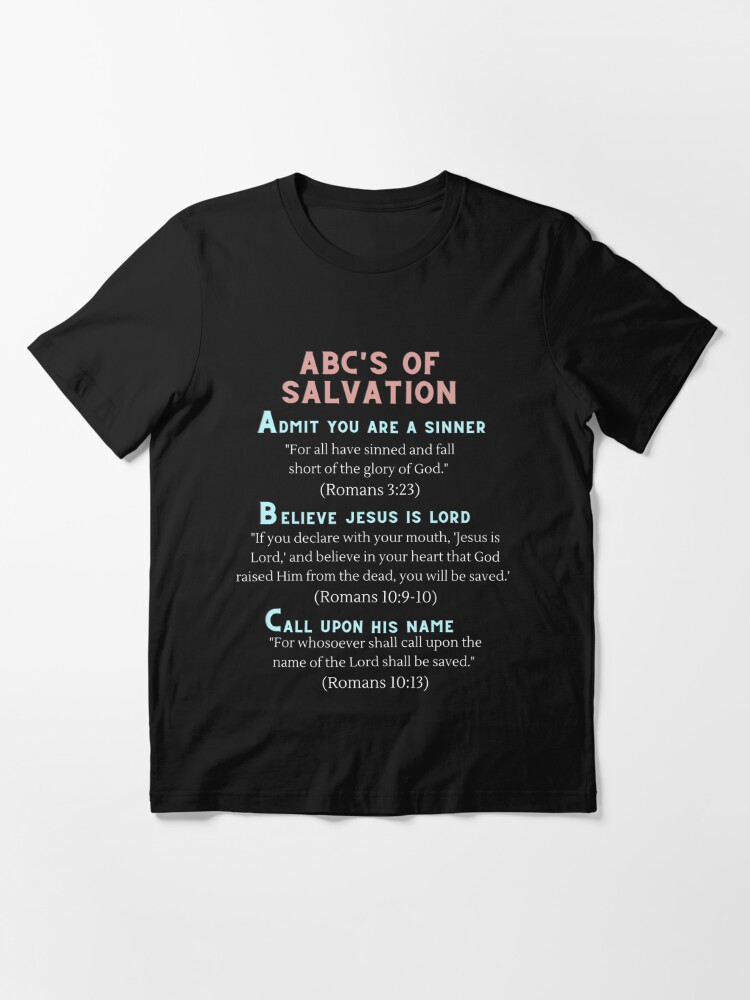 Alternate view of ABC's of Salvation Essential T-Shirt