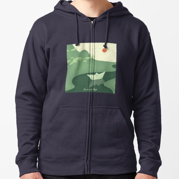 Go with the flow Zipped Hoodie