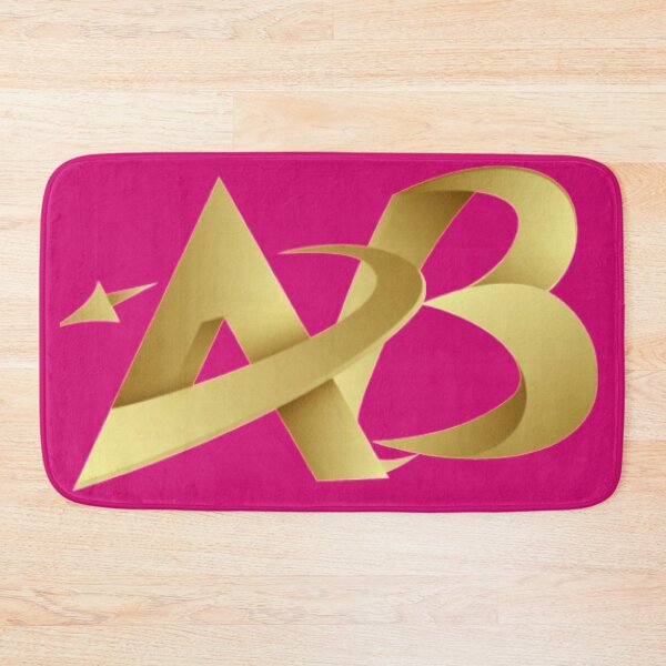Item preview, Golden design : AB logo design, Dark pink design  designed and sold by Angelshopping.