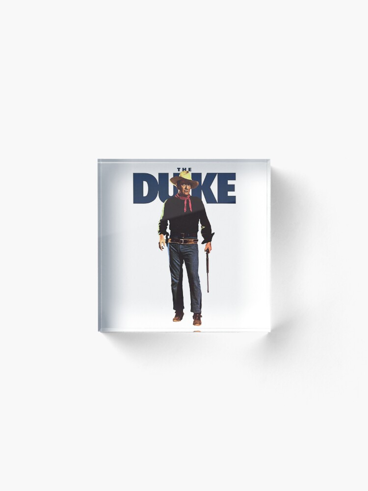 Alternate view of The Duke John Wayne Western Movies Acrylic Block