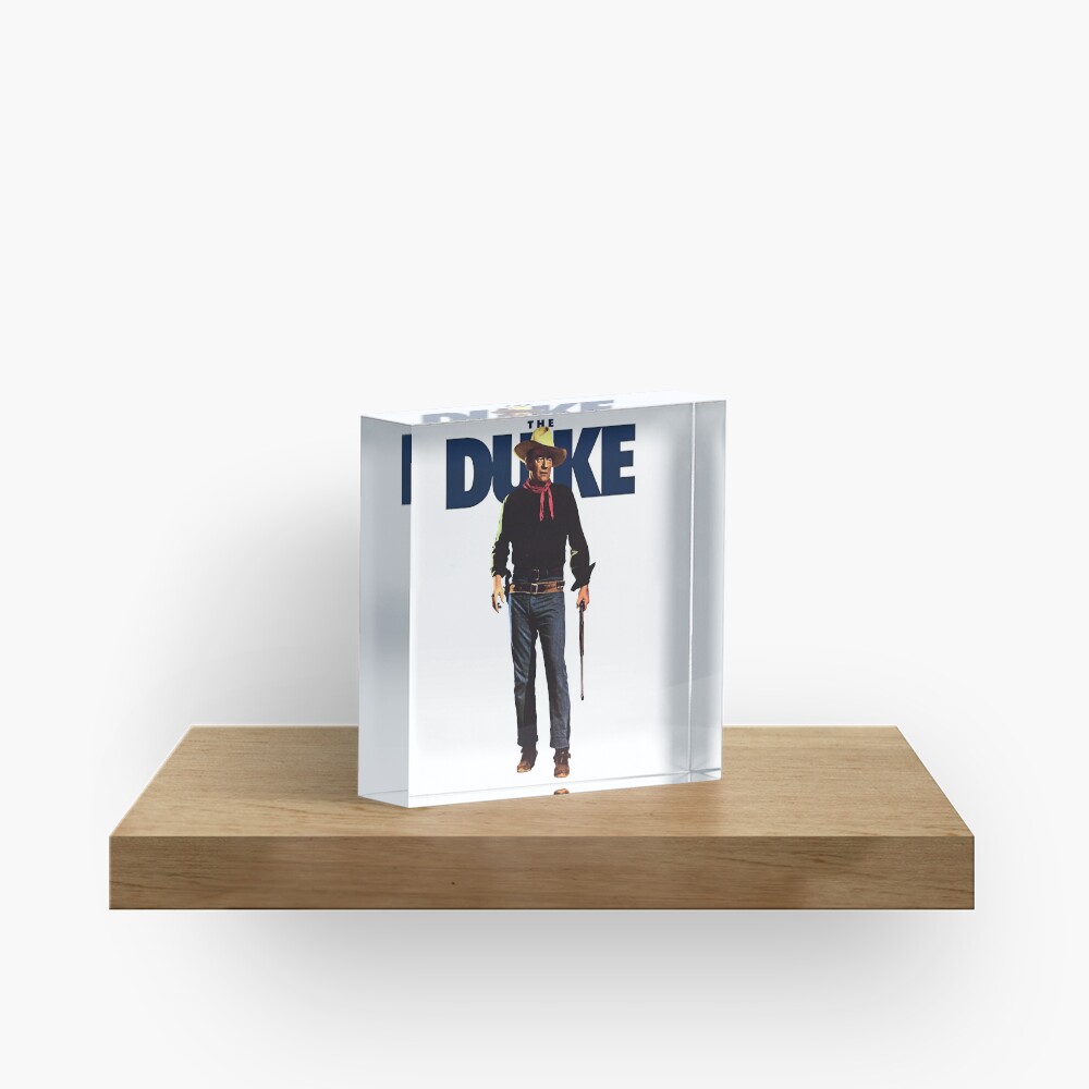 The Duke John Wayne Western Movies Acrylic Block