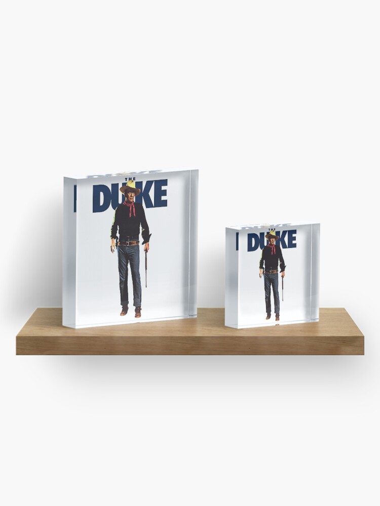 Alternate view of The Duke John Wayne Western Movies Acrylic Block