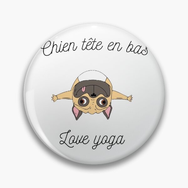 Artikelvorschau, Nach unten gerichteter Hund, Yoga-Position, Humor entworfen und verkauft von Curlyhaire.
