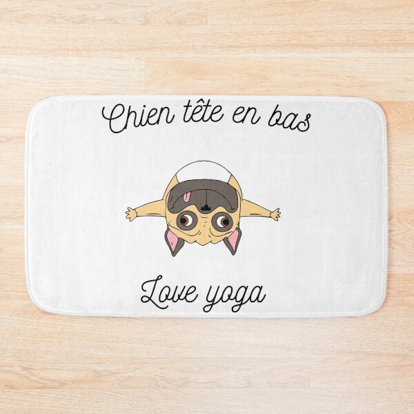 Artikelvorschau, Nach unten gerichteter Hund, Yoga-Position, Humor entworfen und verkauft von Curlyhaire.