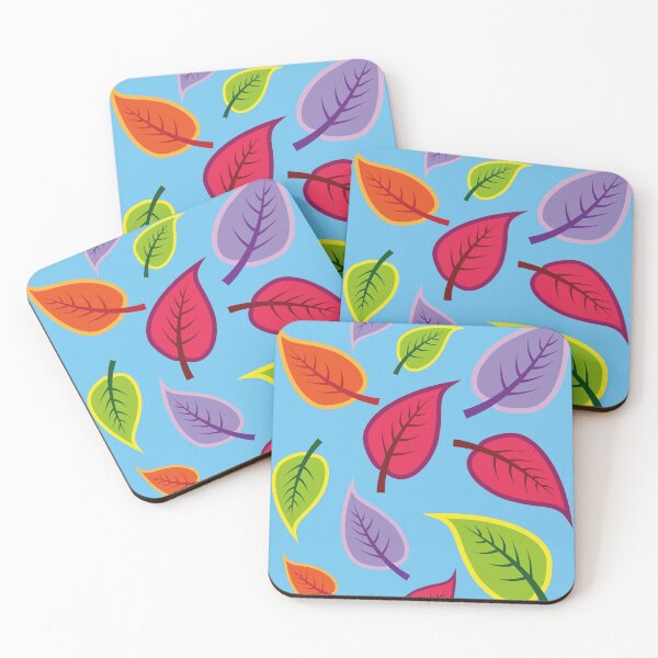 Item preview, Colourful leaf pattern. designed and sold by Miss Meadows.