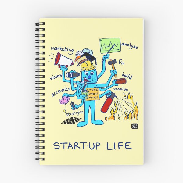 Item preview, Startup Life designed and sold by RuAndChai.