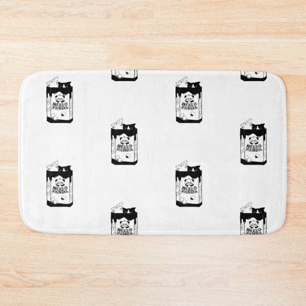 Item preview, Black & White Hello Panda w/ Cats designed and sold by RedPocketMag.