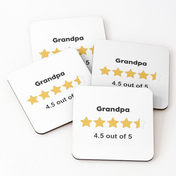 Item preview, Grandpa Star Rating 4.5 out of 5 designed and sold by flyrocket.