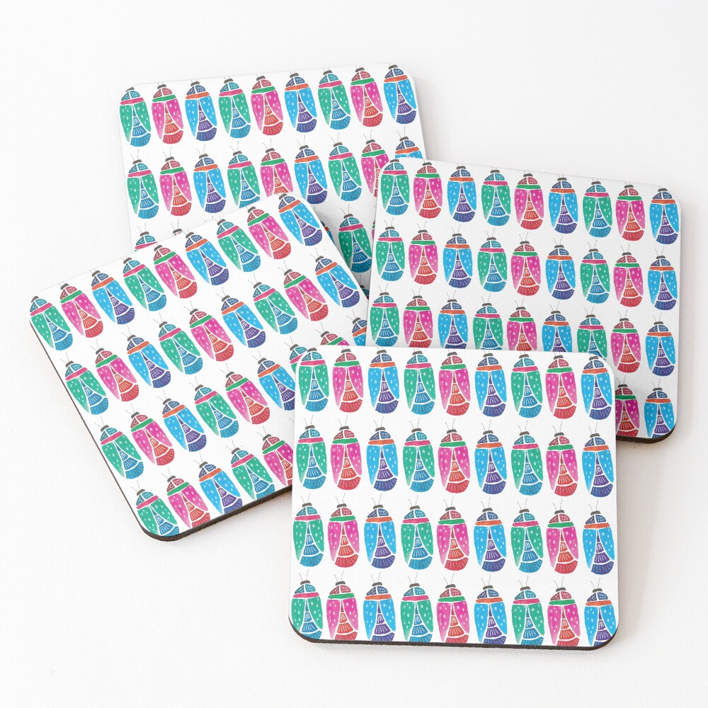 Item preview, Coasters (Set of 4) designed and sold by printmesomecolo.