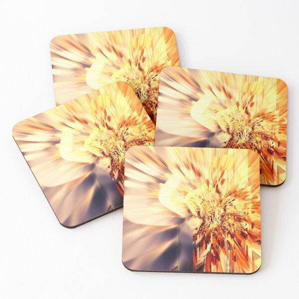 Item preview, Honeybee Directional Dance—Flower Abstract, Nature Art, Detailed Fractal Art, Natural Symmetry, Vivid, Bright, Deep Color, Expressive, Math Art, Math in Nature, Emotion, Deep Thoughts, Thinking designed and sold by technochroma.
